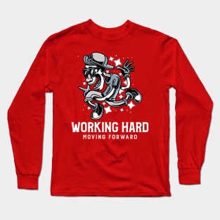 Working Hard Long Sleeve T-Shirt